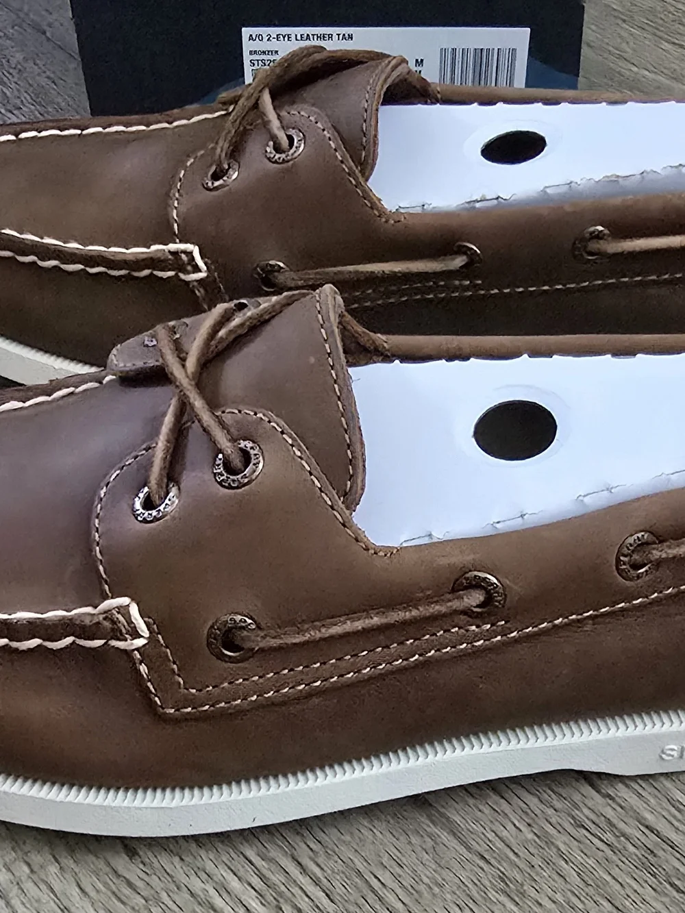 Sperry Brown Leather Two-Eye Classic Boat Shoes